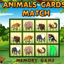Animals Cards Match online