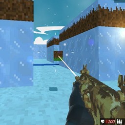 Blocky Swat Shooting IceWorld Multiplayer online