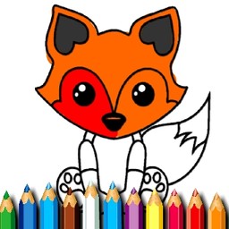 Fox Coloring Book - Online Game - Cookh5 Game - cookh5.com