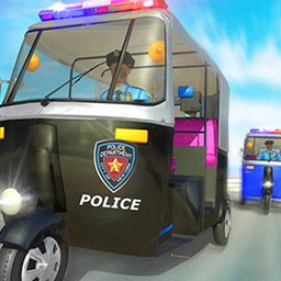 Police Auto Rickshaw Game 2020 online