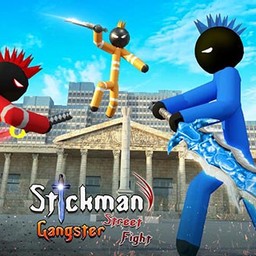 Stickman Police VS Gangsters Street Fight online