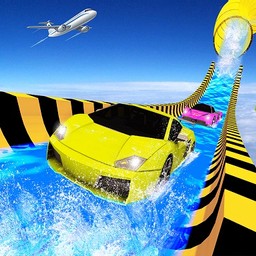 Water Slide Car Racing adventure 2020 online