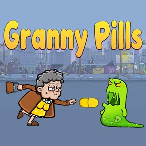Granny Pills - Defend Cactuses online