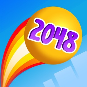 Rainbow Balls 2048 online