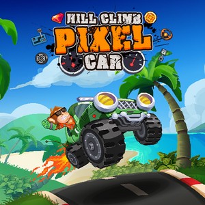 Hill Climb Pixel Car online
